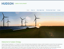 Tablet Screenshot of hudsonenergydev.com